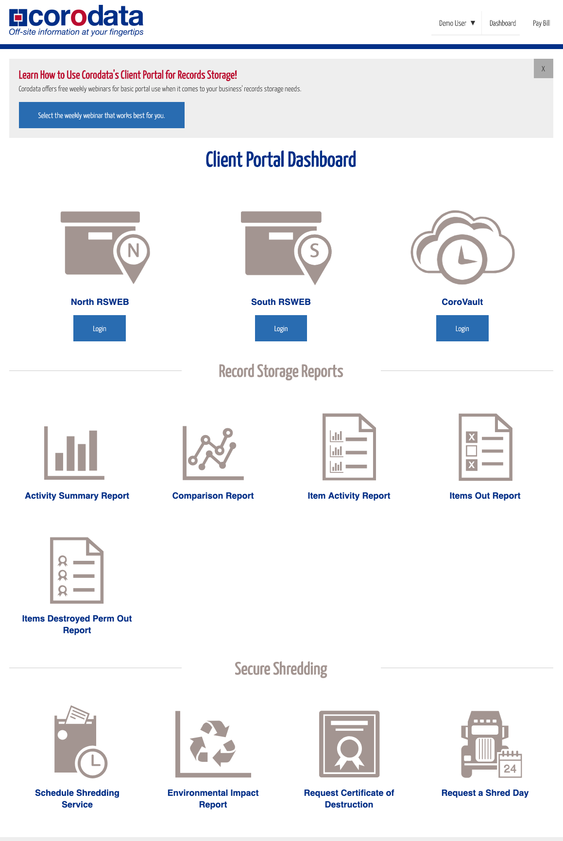 Portal Screenshot